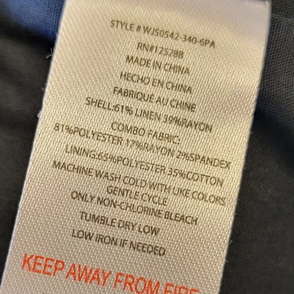 JASON WU NAVY and PLAID BLAZER size XS - Picture 7 of 7